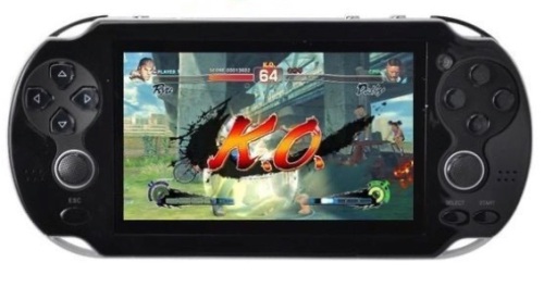 Lot of (7) MP5 4.30" Screen 8GB Multi-language Handheld Game Players, Various Colors. Appear New/Untested.  - Lot 144