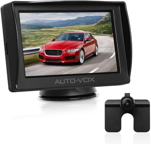 AUTO-VOX M1 4.3’’ TFT LCD Monitor Backup Camera Kit, Easy One-Wire Installation, IP 68 Waterproof Camera for Truck, Sedan. E-Commerce. Appears New/Untested.  - Lot 402