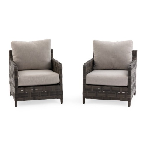 Belham Living Bremen Wide Wicker Chair - Set of 2. Appears New. - Lot 416