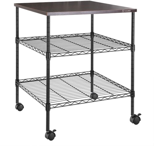 Younis Removable Kitchen Cart with Wheels Storage Shelf. Appears New - Lot 428
