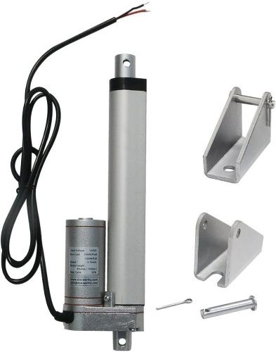 ECO-WORTHY Multi-function 6 Inch Linear Actuator Heavy Duty 1500N/330lbs Max Load 12V DC Motor. New - Lot 438