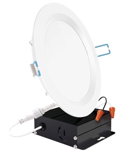 Box of (12) 6" Slim LED Downlights, Recessed Jbox Fixture for Retrofit Installation. Appear New.  - Lot 482