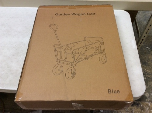 Garden Wagon Cart. Blue. Appears New - Lot 506