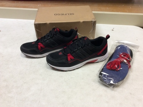 SelfieGo Mens Sport Running Shoes. Size 10. New - Lot 530