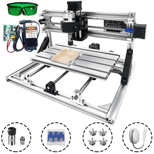 CNC 3018 Pro MAX 2500MW MINI Woodworking Engraver PCB 3 Axis GRBL Control US. E-Commerce. Condition Unknown.   - Lot 545