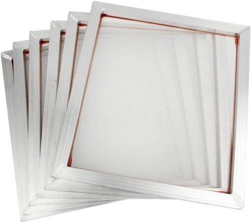 6 Pack of 20x24" Aluminum Frame Silk Screen Printing Screens with 160 Mesh. Appears New - Lot 547