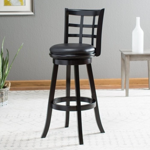 Boraam Kyoto 34 in. Extra Tall Swivel Bar Stool, Black. E-Commerce. Appears New.  - Lot 814