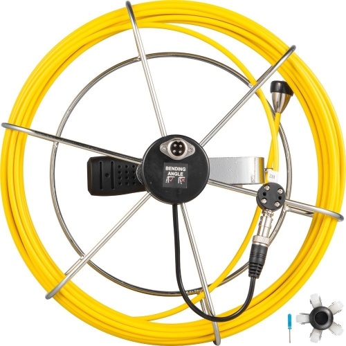 Vevor 20m Sewer Drain/Pipe Line Inspection Camera Wire. Appears New. - Lot 845