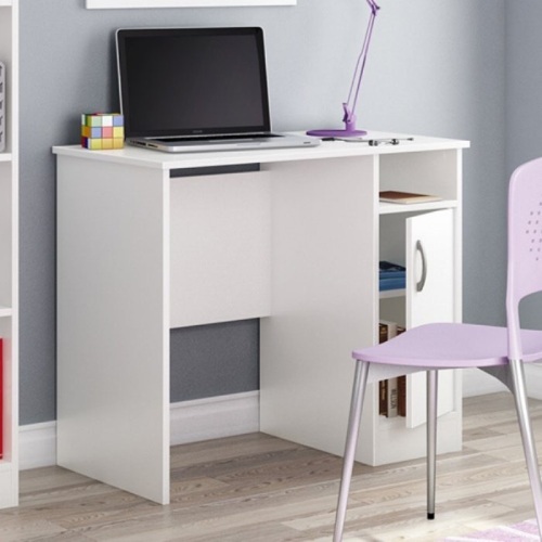 South Shore Axess Collection 35W in. Small Desk - Pure White. Appears New.  - Lot 864
