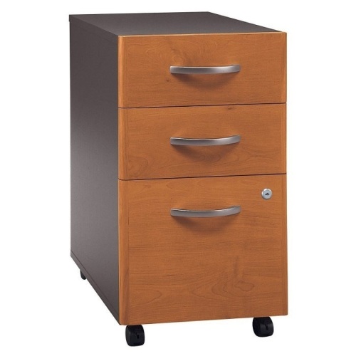 Bush Furniture C Box Mobile File Cabinet, 15 3/4"W x 20 3/8"D x 28 1/8"H, Hansen Cherry Finish. Appears New.  - Lot 865