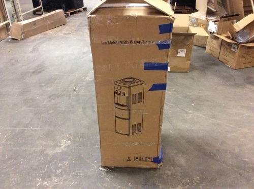 Water Dispenser With Ice Maker. Powers Up, Not Tested Further. E-Commerce Return - Lot 877