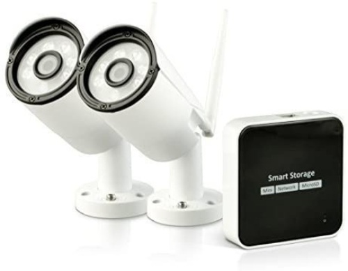 Wireless Mini Security Camera Storage Surveillance System, 2 Pack WiFi Night Vision Security IP Cameras, Design for Home User, Easy to use, TT12CN-2. NEW - Lot 897
