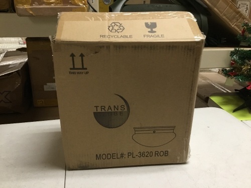 Trans Globe Lighting Dash PL-3620-1 Flush Mount Light. Appears New. - Lot 912