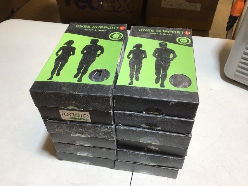 Lot of (12) Knee Supports, Size Large. Appear New.  - Lot 927