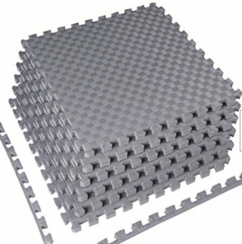 BalanceFrom 1" EXTRA Thick Puzzle Exercise Mat w/ EVA Foam Interlocking Tiles. Appears New w/ Damaged Box.  - Lot 946