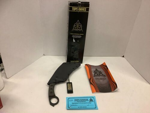 Tops Knives TAC Karambit with Certificate of Authenticity, Appear New - Lot 4
