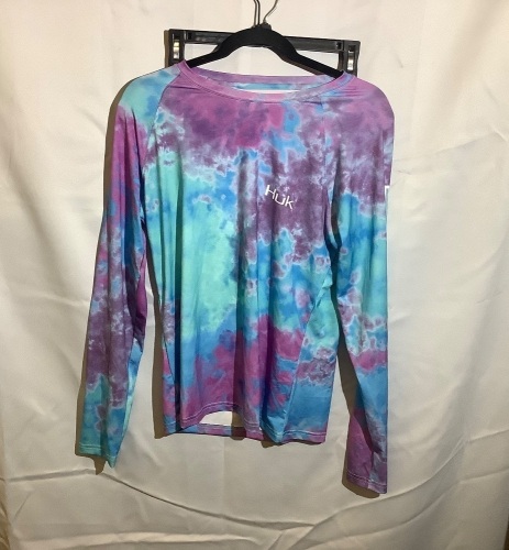 HUK Ladies Shirt, Large, Ecommerce Return - Lot 176