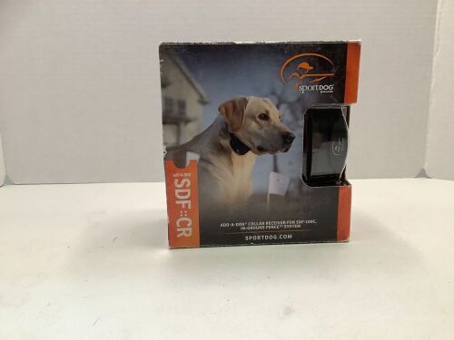 Sportdog Add a Dog Collar Reciever for SDF-100C In-Ground Fence System, Ecommerce Return - Lot 181
