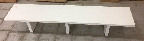 Large Display Bench, 85"x17", Ecommerce Return - Lot 185