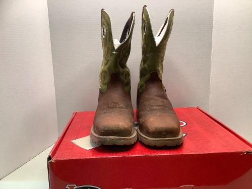 Justins Men's Boots, 10 EE, Some scuffs on toes, Ecommerce Return - Lot 210
