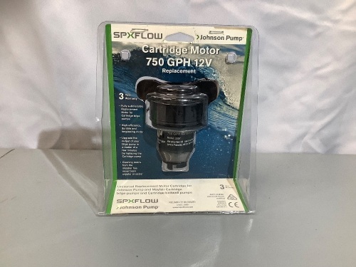SPXFLOW Cartridge Motor 750 GPH 12V Replacement, Ecommerce Return - Lot 295