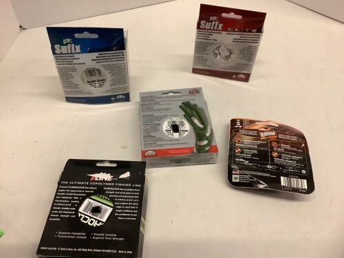 Lot of (5) Fishing Line, Ecommerce Return - Lot 301