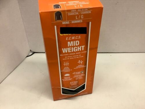 Mid Weight Military Grade Base Layer, Men's Large, Appears New - Lot 310
