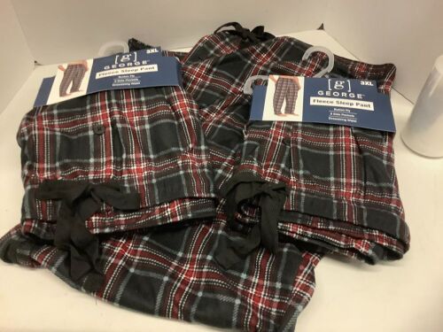 Lot of (3) George Men's 3XL Sleep Pants, New - Lot 325