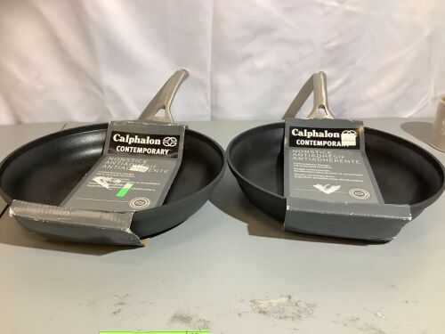 Lot of (2) Calphalon Nonstick Frying Pan, Appears New - Lot 353