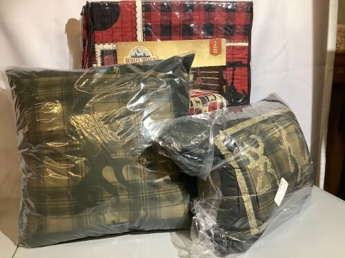 Northern Trail Twin Quilt Set, with 2 pillows, Appears New - Lot 376