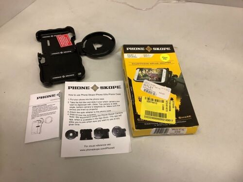 Phone Skope Smartphone Optics Adapter Iphone X/Xs, Ecommerce Return - Lot 378
