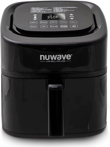 NuWave 8QT Brio 6-in-1 Digital Air Fryer w/ Integrated Digital Temperature Probe, 100 Presets - Lot 308