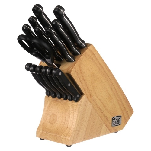 Chicago Cutlery Essentials 15-Piece Knife Block Set - Lot 1202