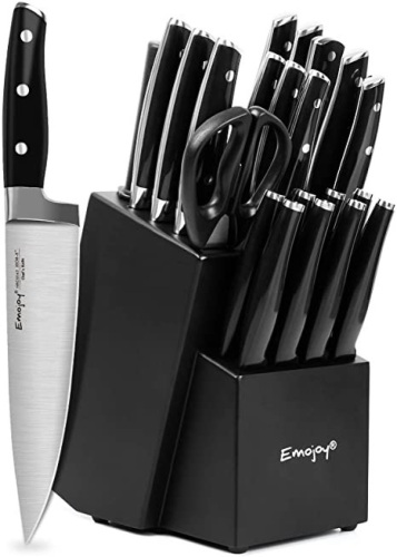 Emojoy 22 Pcs Knife Block Set - Lot 1206