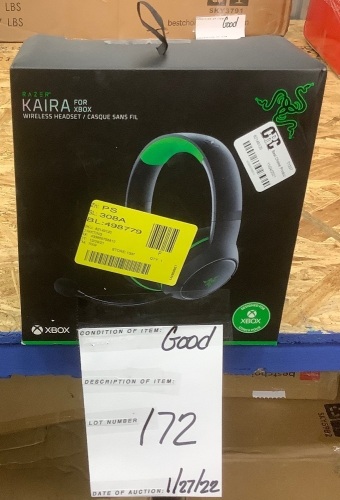 Razer Kaira Wireless Headset for XBox - Lot 172