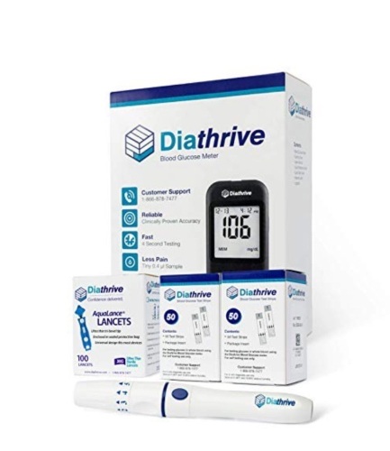 Diathrive Blood Sugar Test Kit, E-Comm Return - Lot 5