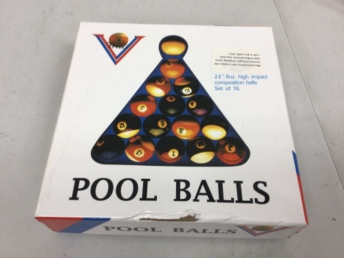 Pool Balls, Triangle Broken, E-Comm Return - Lot 39