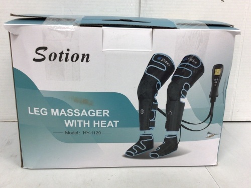 Leg Massager with Heat, E-Comm Return - Lot 109