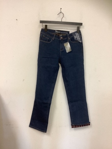 Natural Reflections Womens Fleece Lined Jeans, 6, Appears New - Lot 165