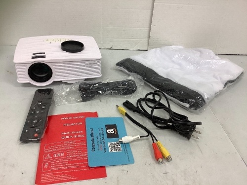 Mini Projector, Powers Up, E-Commerce Return - Lot 242