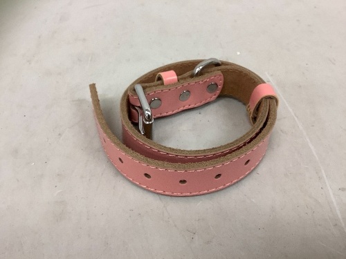 Lot of (2) Leather Dog Collars, L, E-Commerce Return - Lot 253