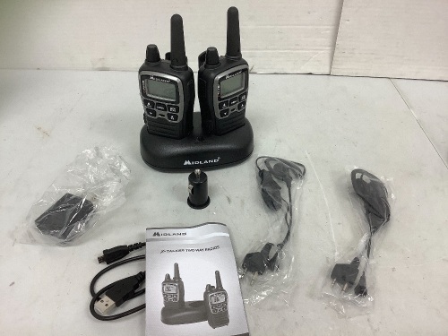Midland X Talker Two Way Radios, Powers Up, E-Commerce Return - Lot 273