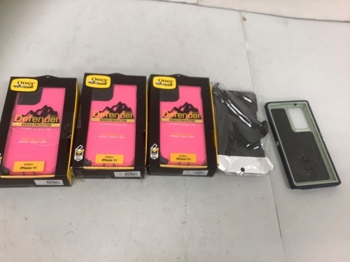 Lot of (5) Assorted Phone Cases, E-Comm Return - Lot 350
