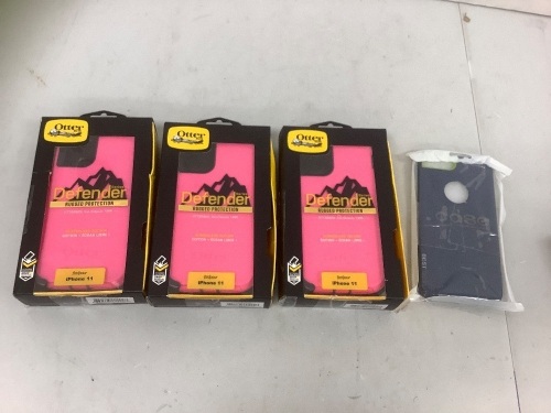 Lot of (4) Assorted Phone Cases, E-Comm Return - Lot 360