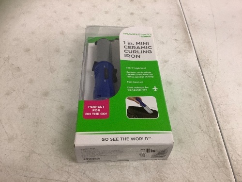 1" Mini Ceramic Curling Iron, E-Comm Return - Lot 386