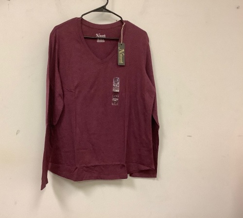 Natural Reflections Womens Long Sleeve Top, XL, Appears New - Lot 401
