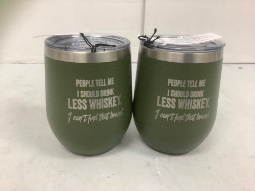 Lot of (2) Wine Tumblers, E-Comm Return - Lot 413