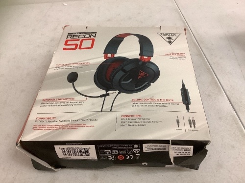 Recon 50 Gaming Headset, E-Comm Return - Lot 444