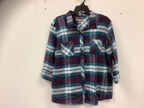 Natural Reflections Womens Flannel Shirt, XL, Appears New - Lot 507