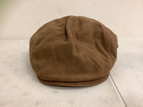 Red Head Faux Leather Mens Hat, XL, Appears New - Lot 570